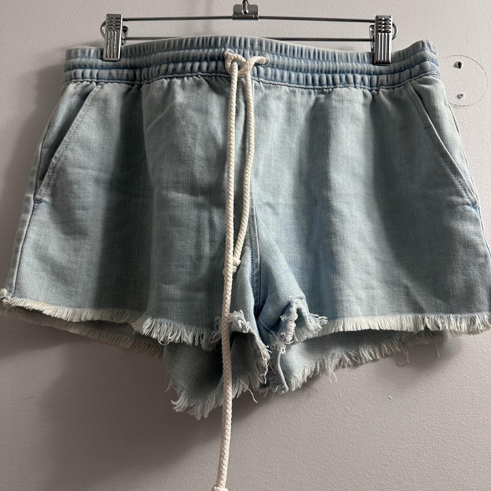 Light Blue Denim Women's Shorts
